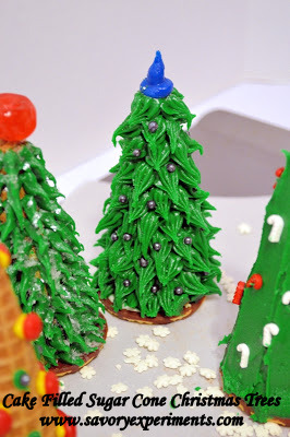 8 Photos of Sugar Cone Christmas Tree Cakes 8 Photos of Sugar Cone Christmas Tree Cakes