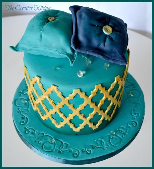 Teal Diamond Cake Teal Diamond Cake