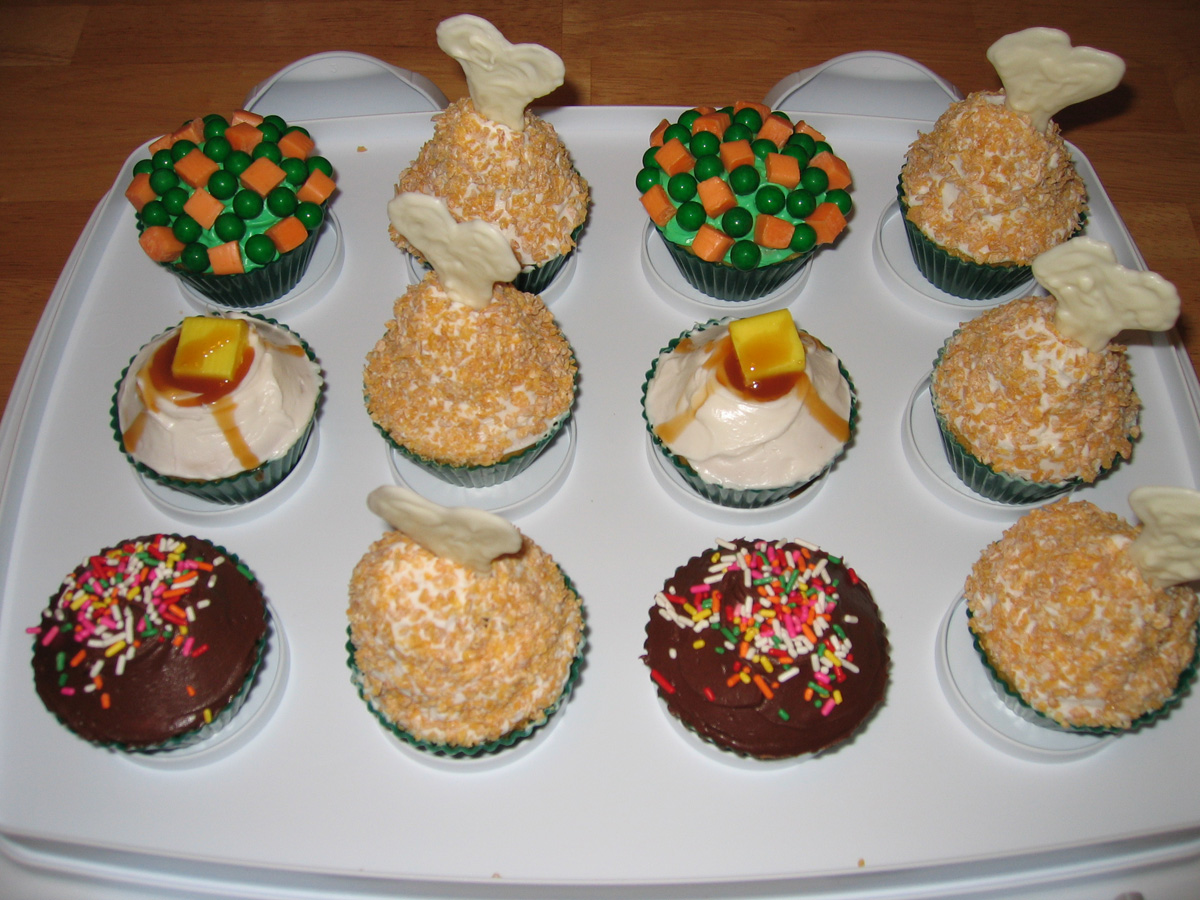 Thanksgiving Dinner Cupcakes Thanksgiving Dinner Cupcakes