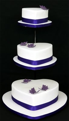 9 3 Tier Heart Wedding Cakes Decorated Photo Heart Shaped Wedding