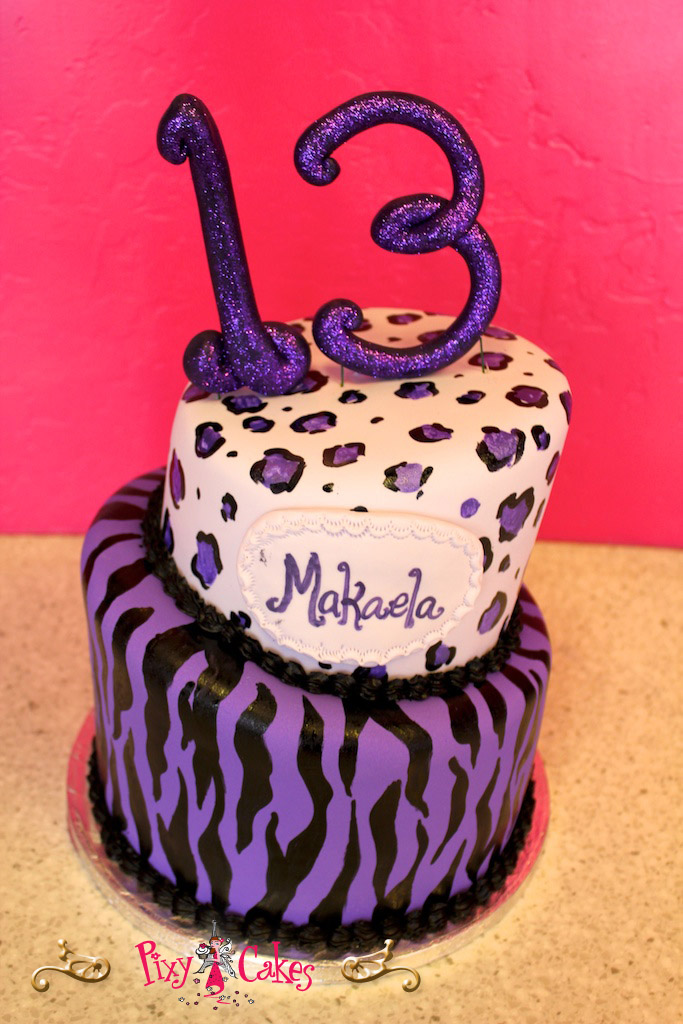 10 cheetah birthday cakes