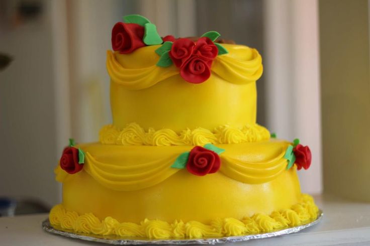 Beauty and Beast Birthday Cake Beauty and Beast Birthday Cake