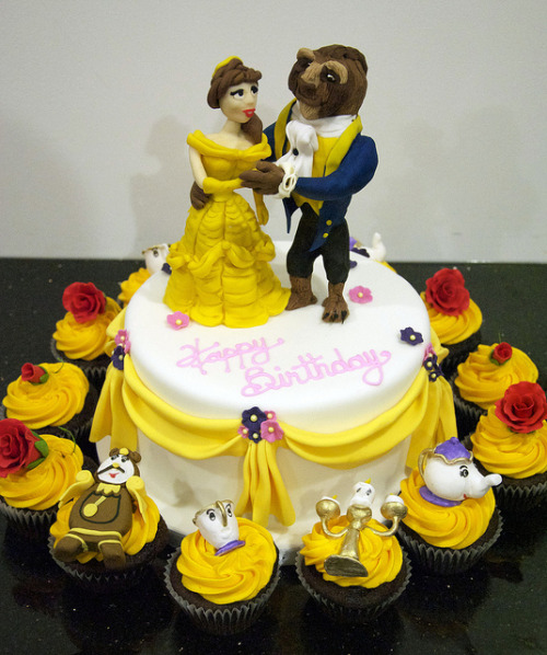 Beauty and Beast Cake Beauty and Beast Cake