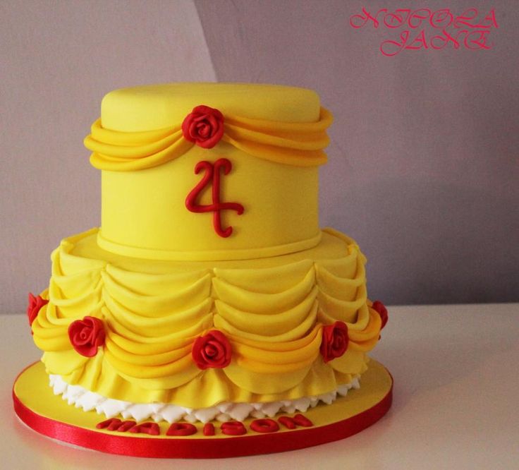 Beauty and the Beast Birthday Cake Ideas