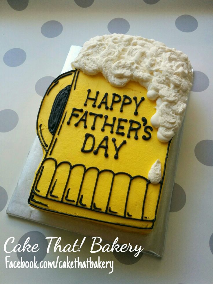 Beer Mug Birthday Cake Idea