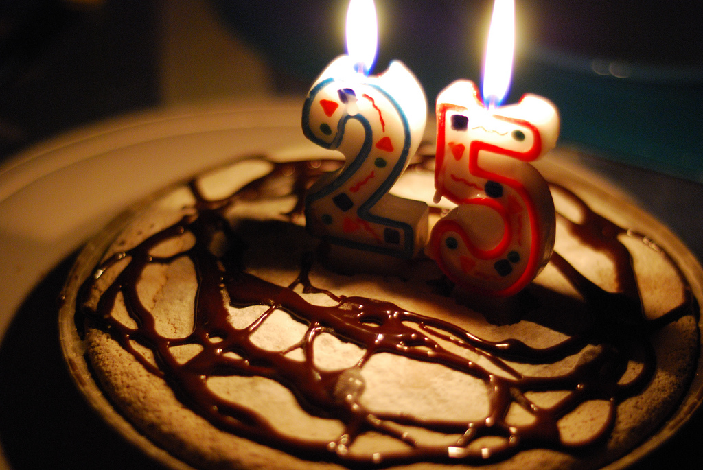 Birthday Cake with Candles