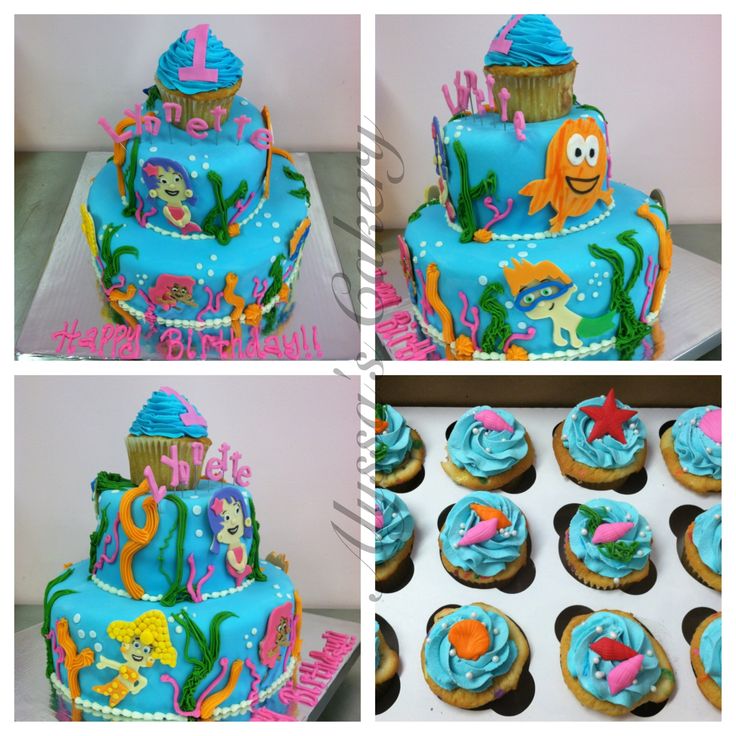 Bubble Guppies Cupcake Cake Toppers Bubble Guppies Cupcake Cake Toppers