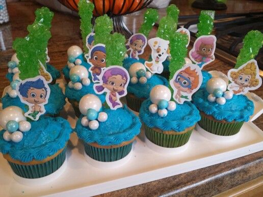 Bubble Guppies Cupcakes Bubble Guppies Cupcakes