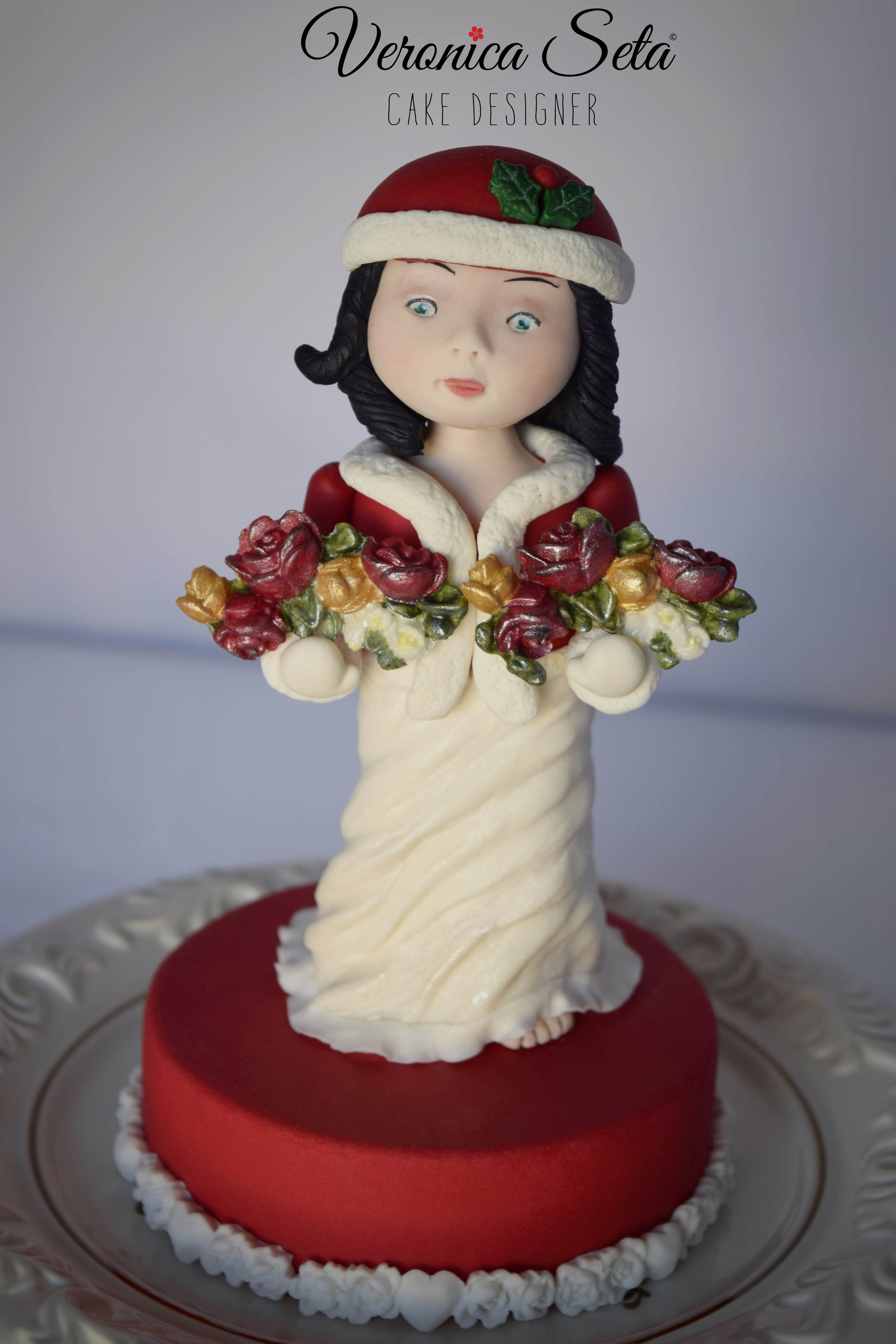 Christmas Doll Cake Christmas Doll Cake