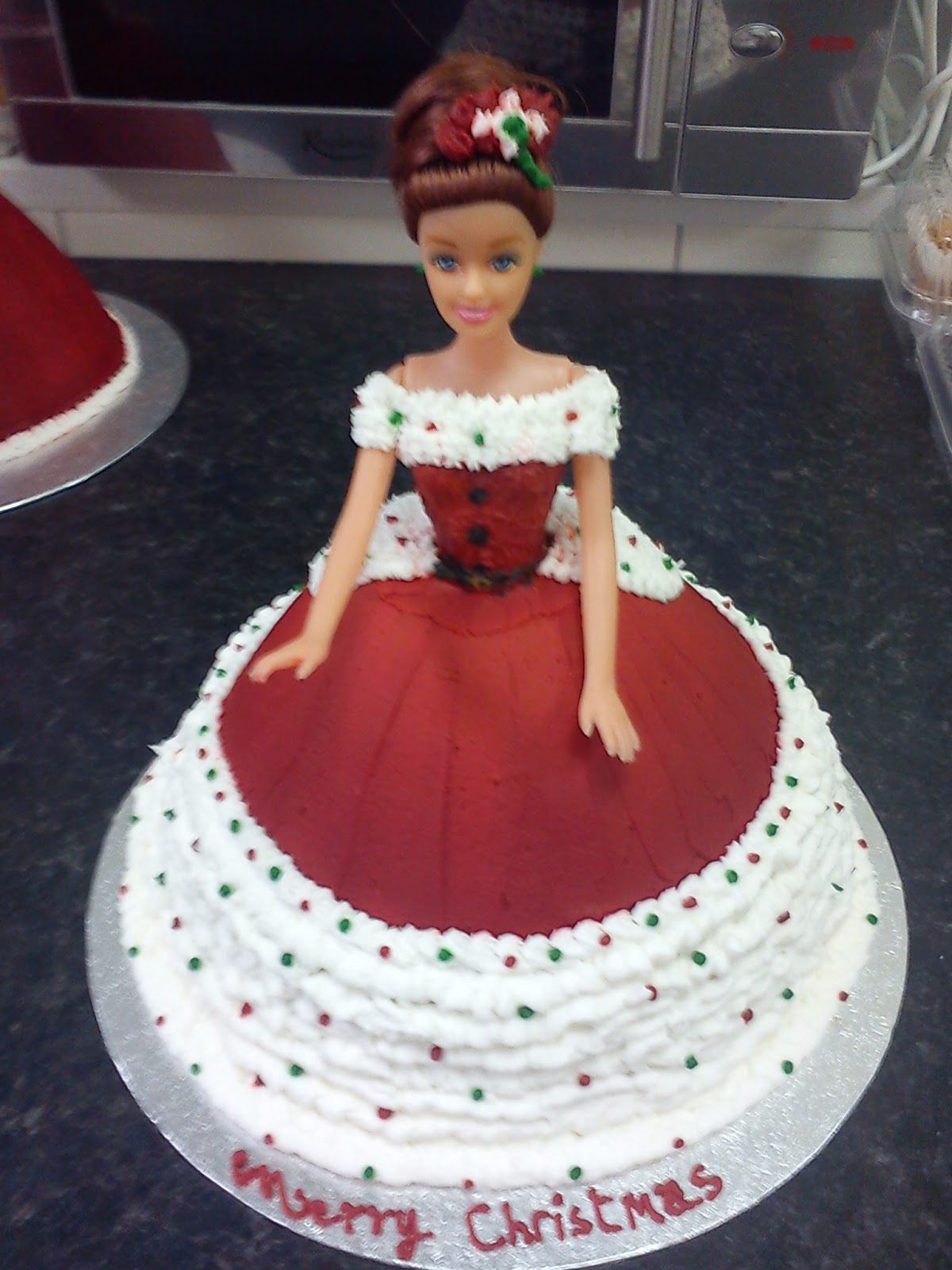 Christmas Doll Cake Christmas Doll Cake