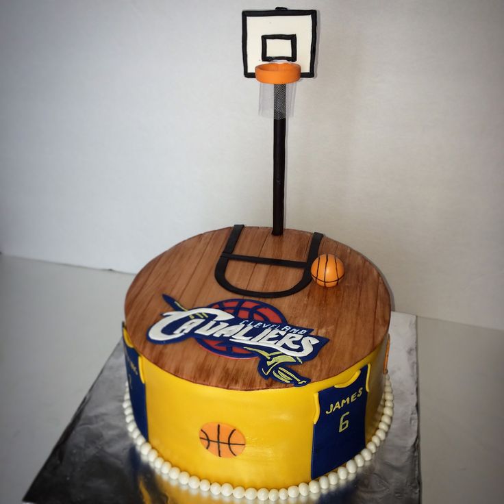 Cleveland Cavaliers Basketball Cake Cleveland Cavaliers Basketball Cake