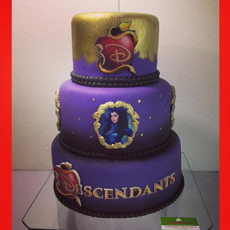 Descendants Birthday Cake