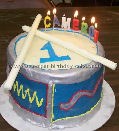 Drum Birthday Cake Ideas Drum Birthday Cake Ideas