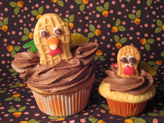 Easy Thanksgiving Cupcake Decorating Ideas