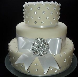 Edible Wedding Cake Diamonds