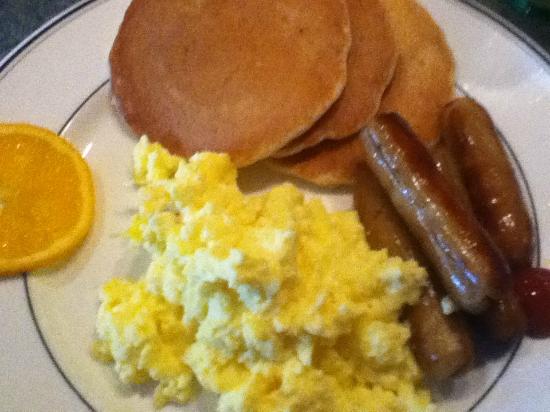 Eggs Pancakes and Sausage Eggs Pancakes and Sausage