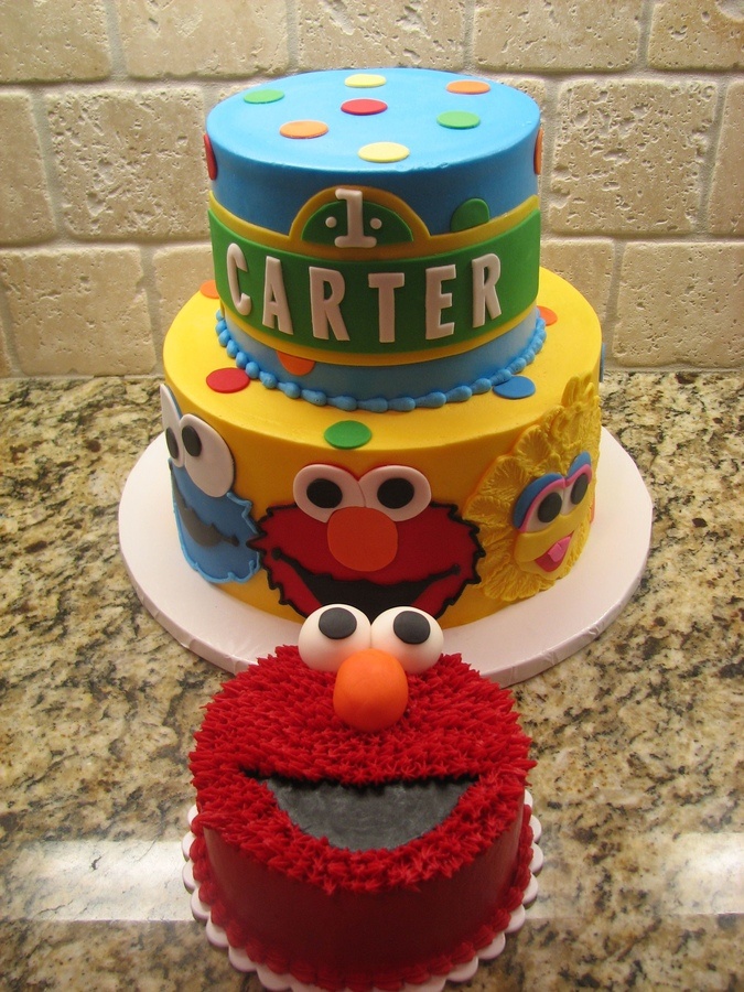 6 Layer Cakes For Boys 1st Birthday Elmo Photo Elmo First Birthday