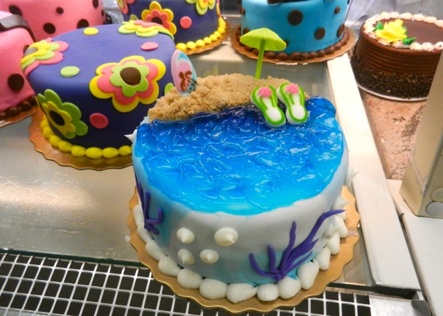 Fondant Beach Cake Fondant Beach Cake