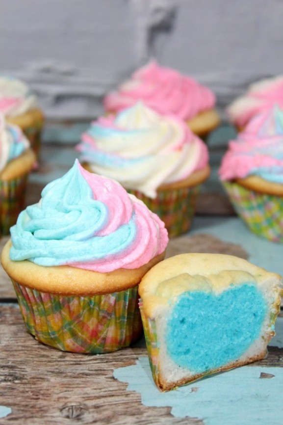 Gender Reveal Cupcakes Gender Reveal Cupcakes