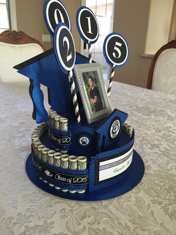 Graduation Money Cake