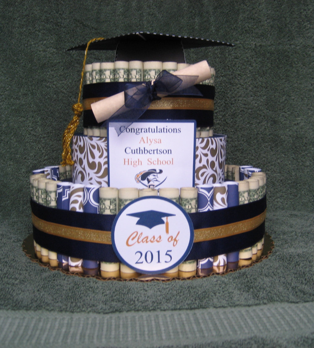 Graduation Money Cake