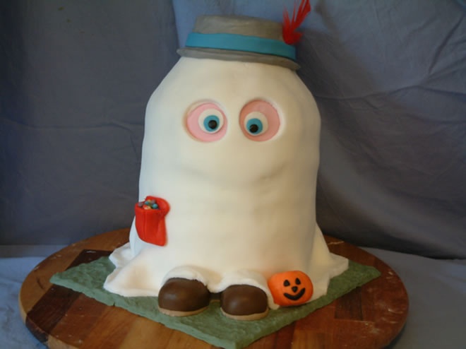 Halloween Ghost Birthday Cake Halloween Ghost Birthday Cake