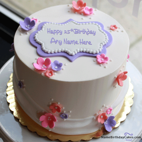 Happy 25th Birthday Cake Happy 25th Birthday Cake