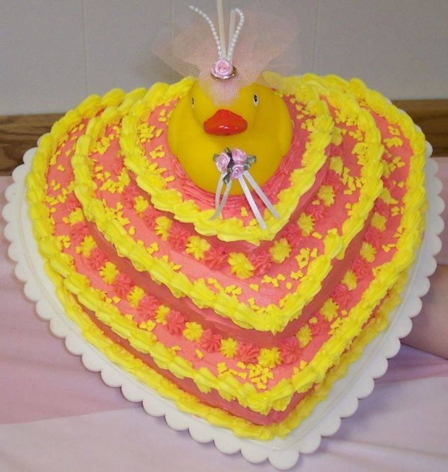 Heart Shaped Bridal Shower Cake Heart Shaped Bridal Shower Cake
