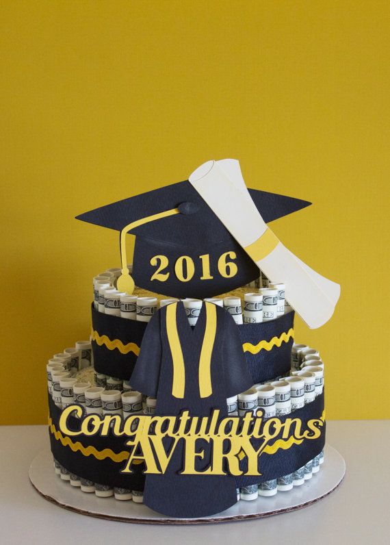 Money Graduation Cake Ideas