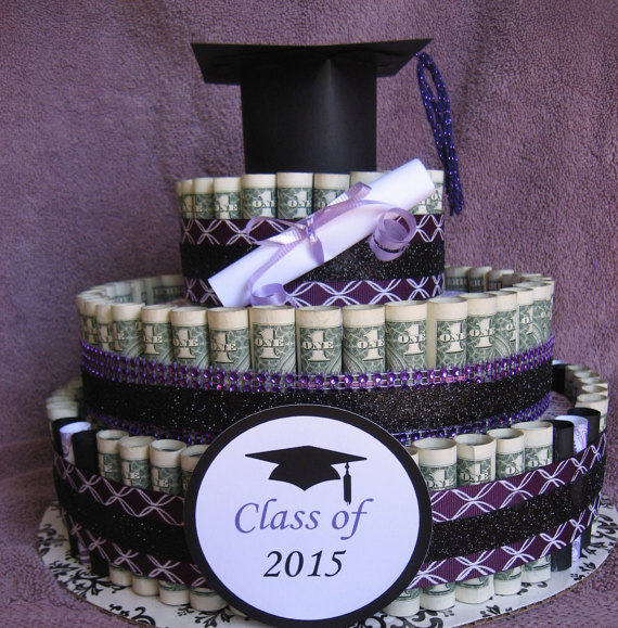 Money Graduation Cake Ideas