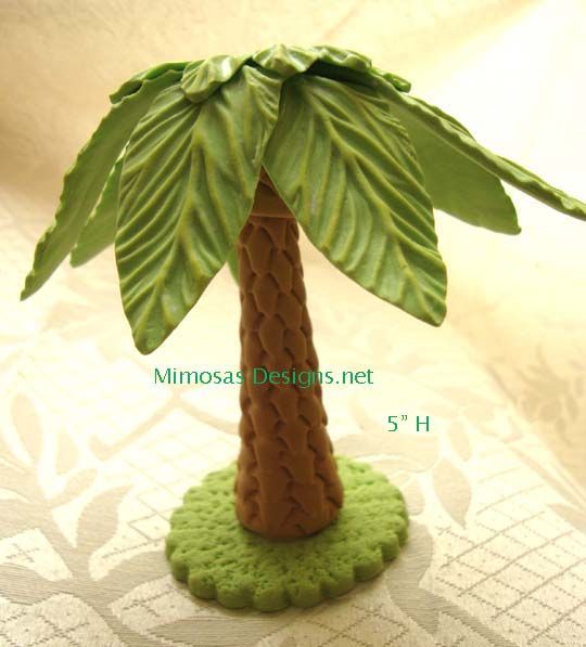 Palm Tree Cake Topper Palm Tree Cake Topper