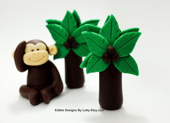 Palm Tree Fondant Cake Topper Palm Tree Fondant Cake Topper