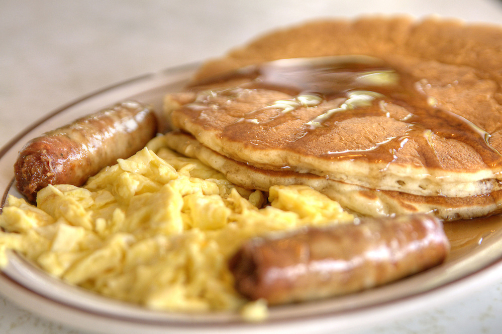 Pancake Sausage and Eggs Breakfast Pancake Sausage and Eggs Breakfast