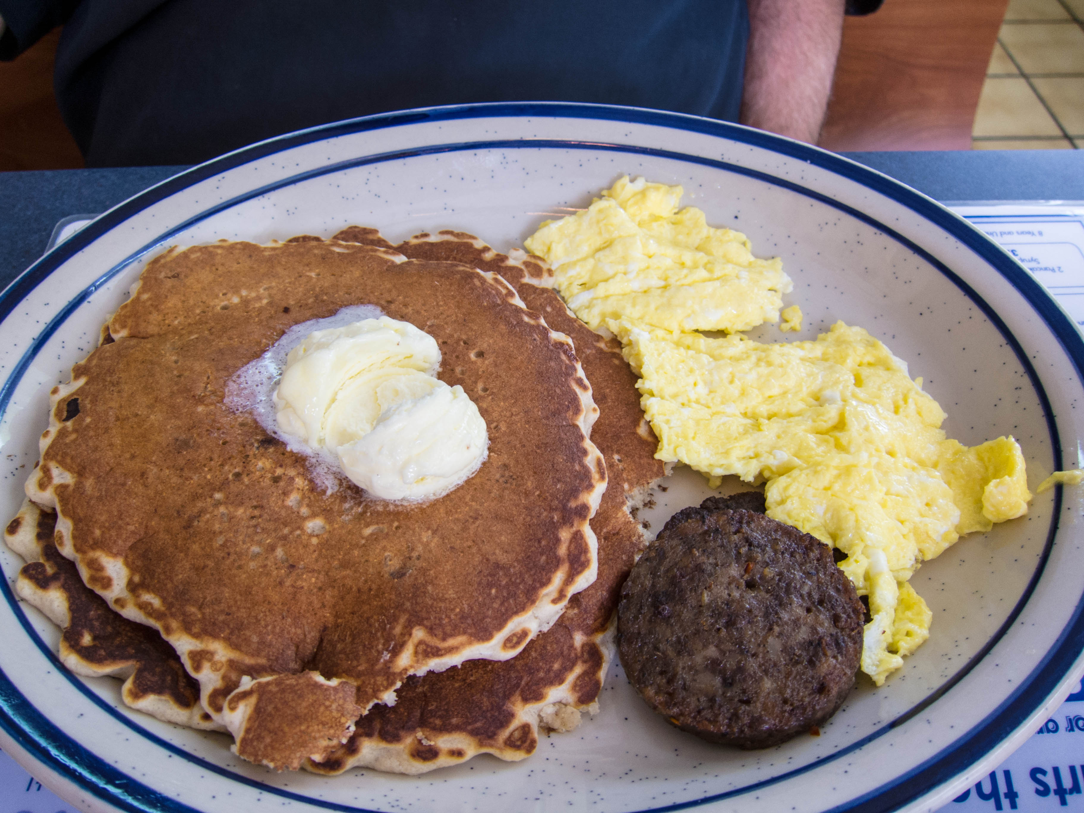 Scrambled Eggs Pancakes and Sausage Scrambled Eggs Pancakes and Sausage