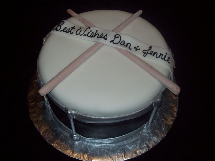 Sheet Cake with Drums Sheet Cake with Drums