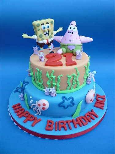 Spongebob SquarePants Birthday Cake Spongebob SquarePants Birthday Cake