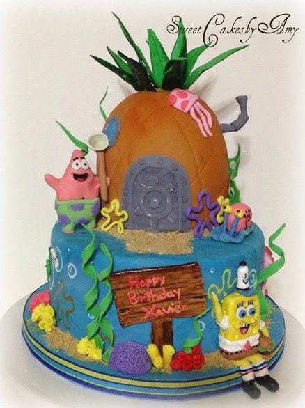 Spongebob SquarePants Birthday Cake Spongebob SquarePants Birthday Cake