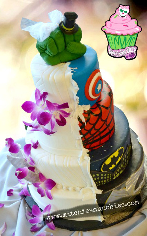 6 Superhero Half Wedding Cakes Photo - Superhero Wedding Cake ... 6 Superhero Half Wedding Cakes Photo - Superhero Wedding Cake ...