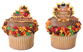 Thanksgiving Cupcake Picks