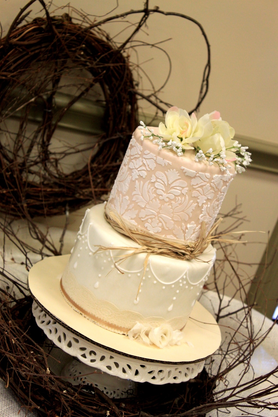 Vintage Bridal Shower Cake Vintage Bridal Shower Cake