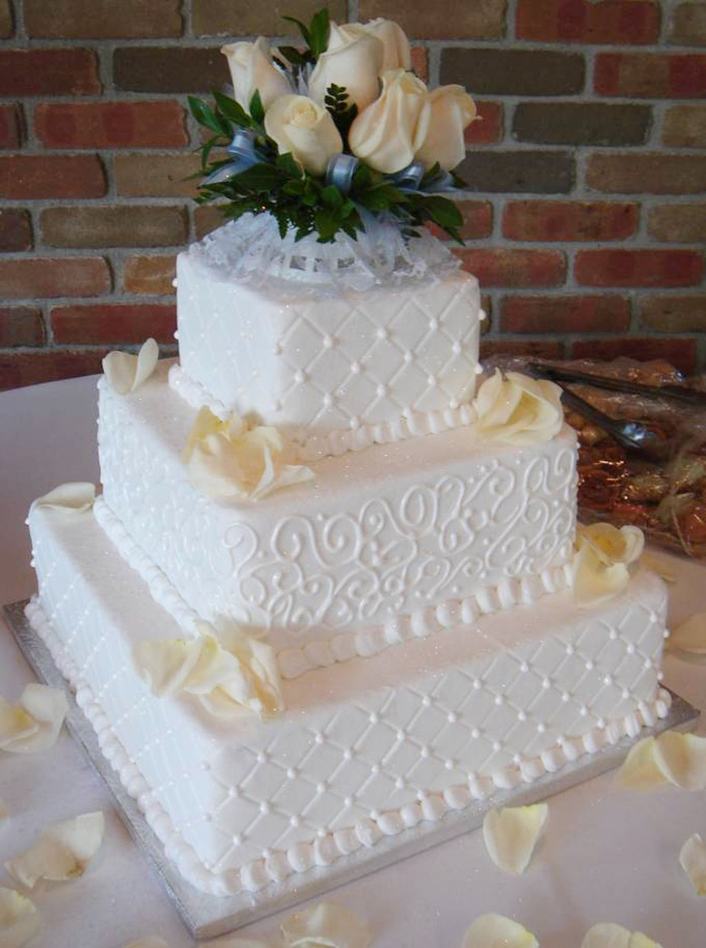 Wedding Cake with Buttercream Icing