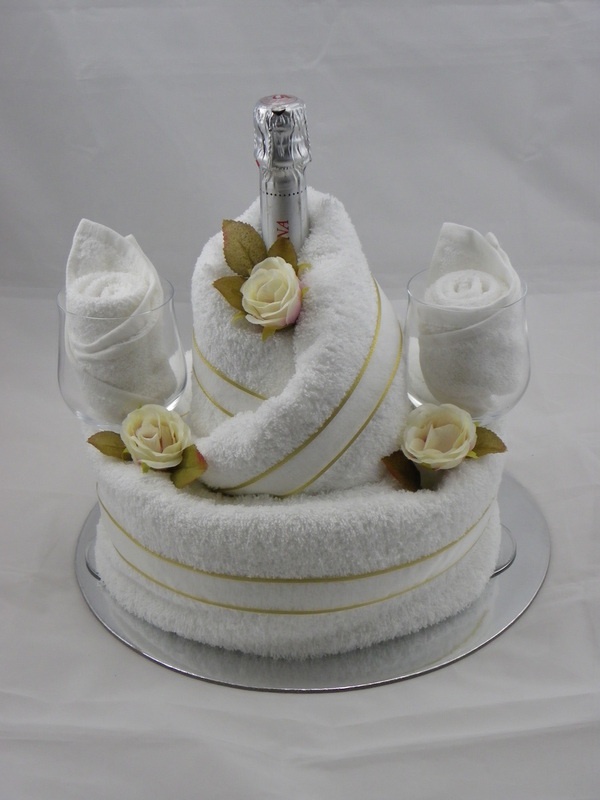 Wedding Towel Cake