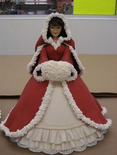 Winter Doll Cake Winter Doll Cake