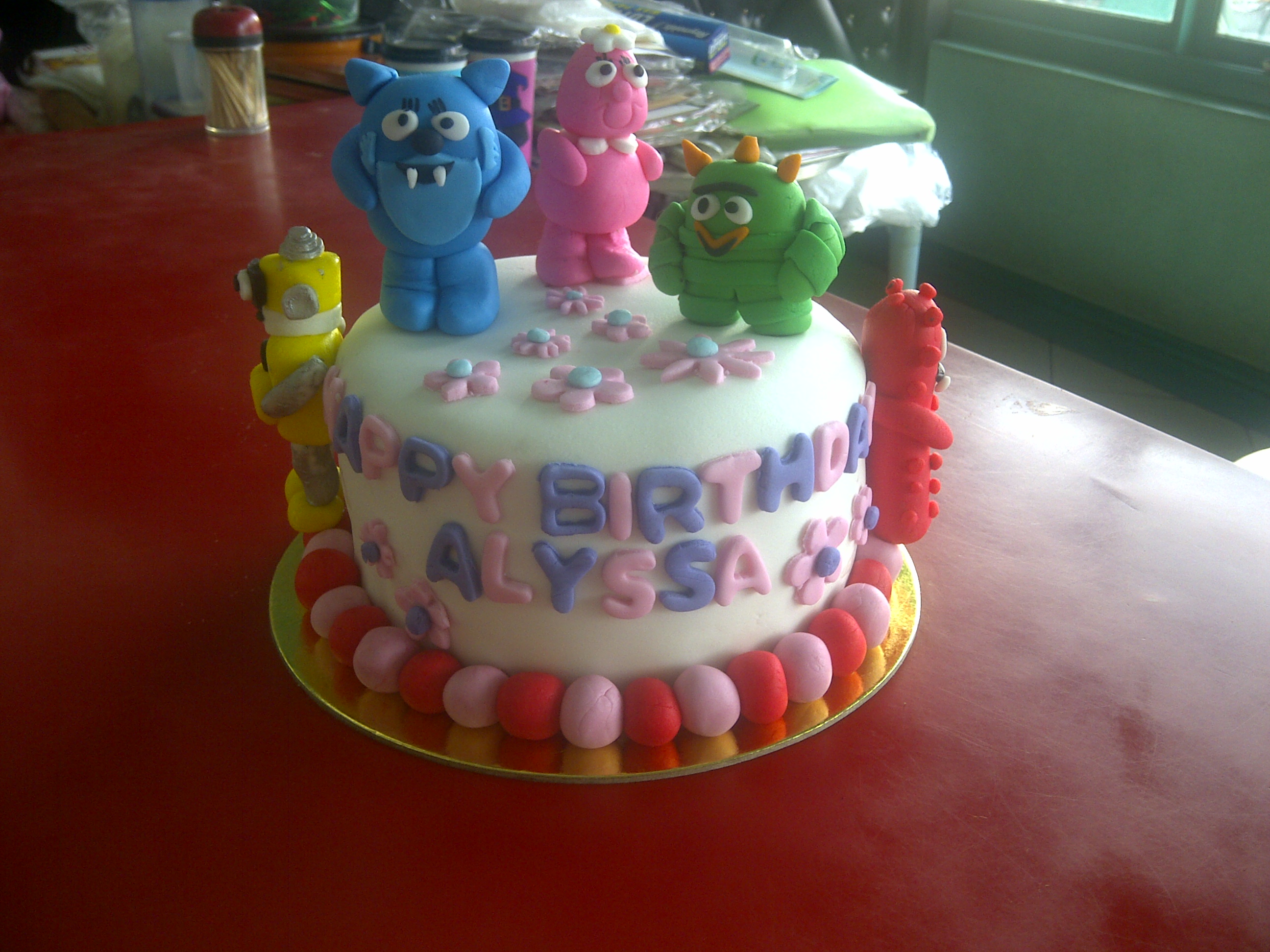 10 Photos of Yo Gabba Gabba Fondant Cakes 10 Photos of Yo Gabba Gabba Fondant Cakes