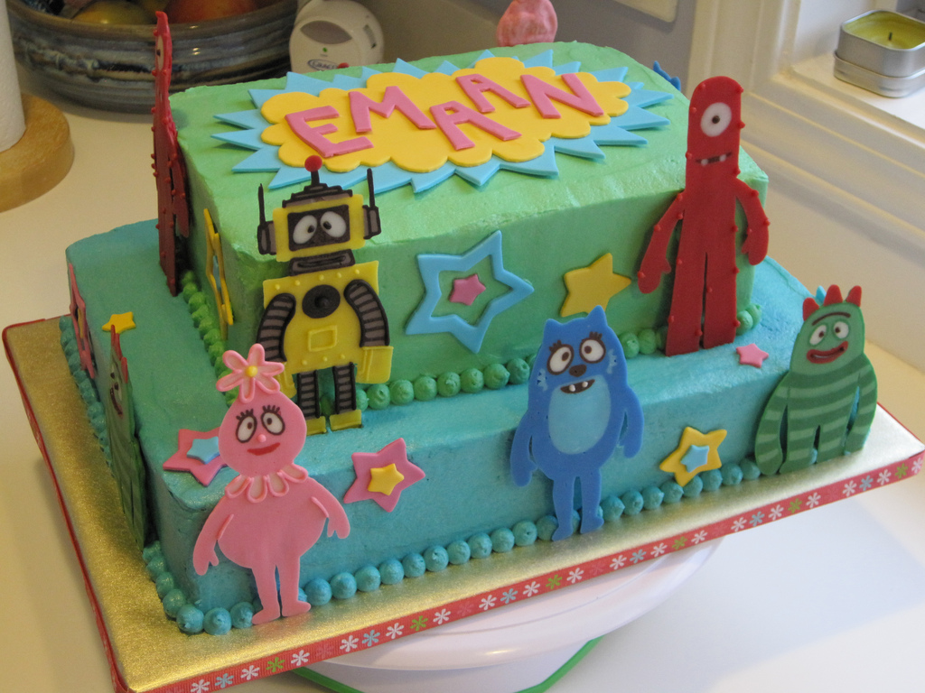 Yo Gabba Gabba Cake Yo Gabba Gabba Cake