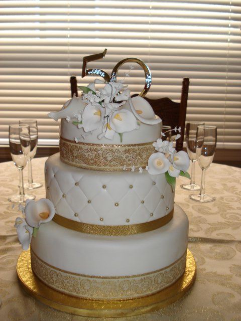 50th Wedding Anniversary Cake Ideas