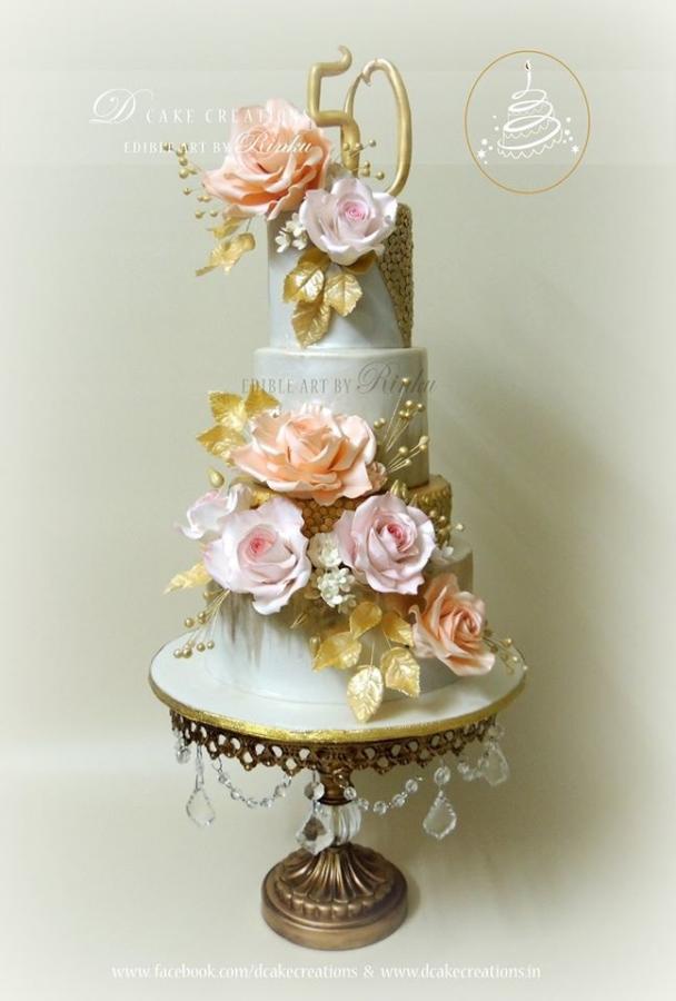 50th Wedding Anniversary Cake 50th Wedding Anniversary Cake