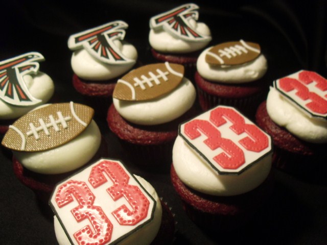 Atlanta Falcons Cupcake Toppers