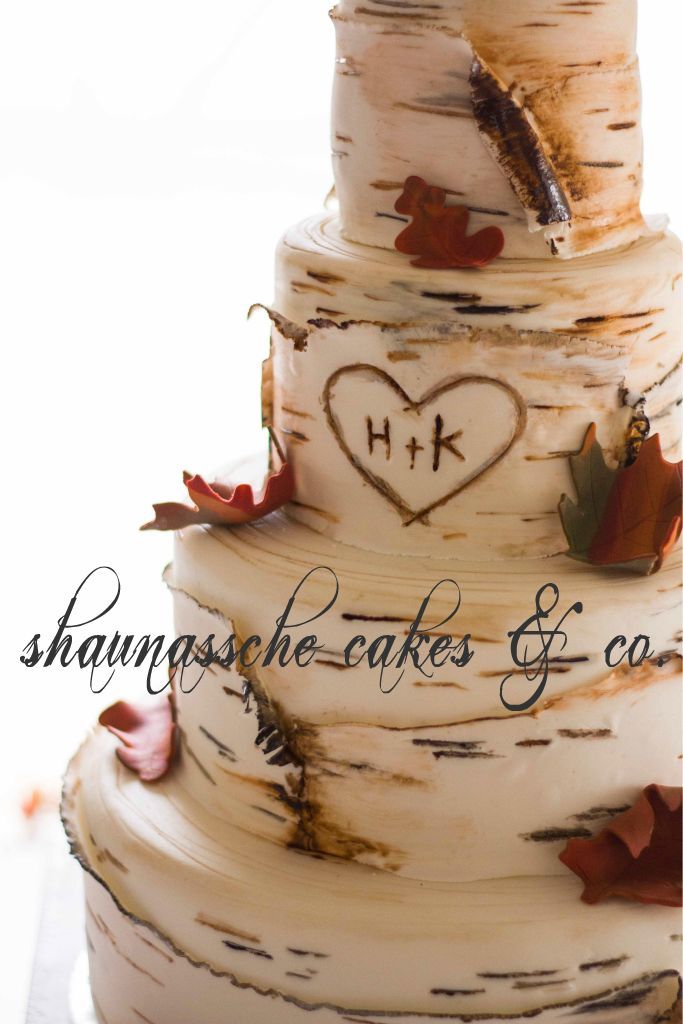 Birch Tree Wedding Cake Birch Tree Wedding Cake