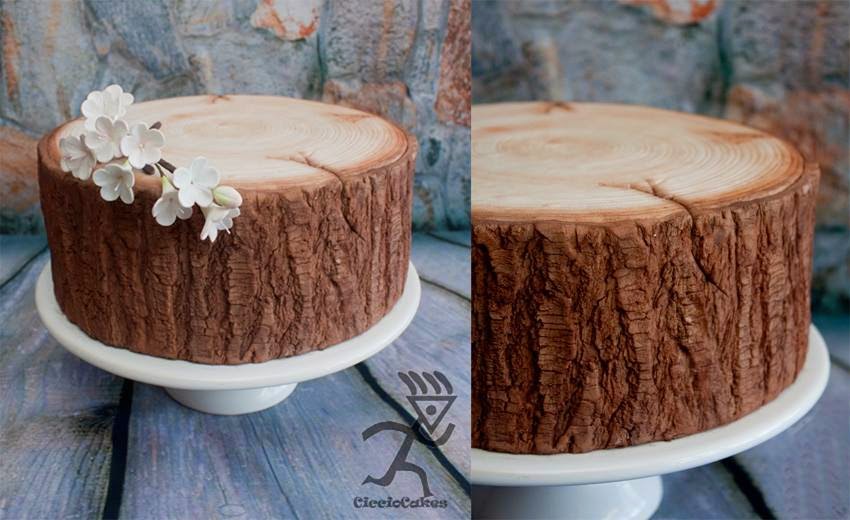 Board Tree Stump Cake Tutorial Board Tree Stump Cake Tutorial